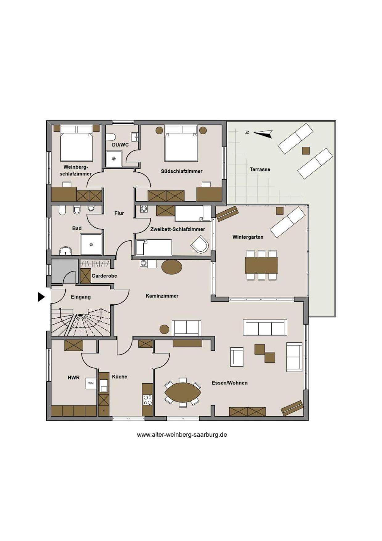 Ferienwohnung Alter Weinberg 사르부르크 외부 사진